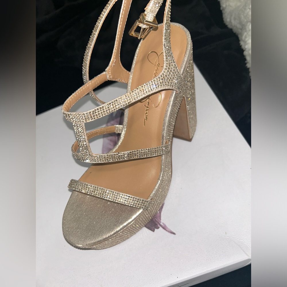 Gold Jessica Simpson Heels